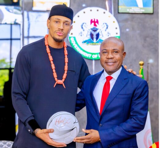 Governor Mbah appoints Super Eagles goalkeeper Maduka Okoye Enugu State Ambassador