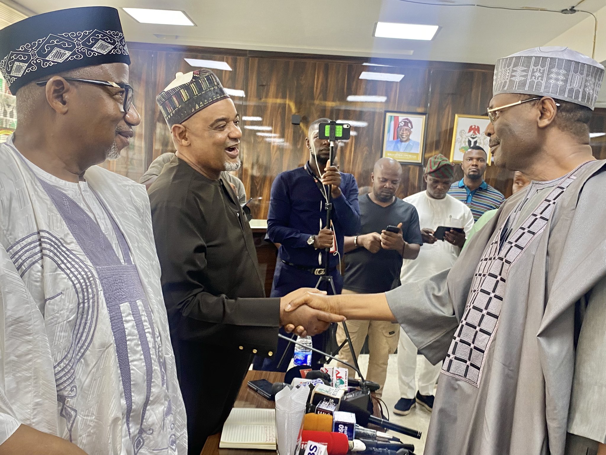 PDP Delegation Meets INEC Leadership in Abuja