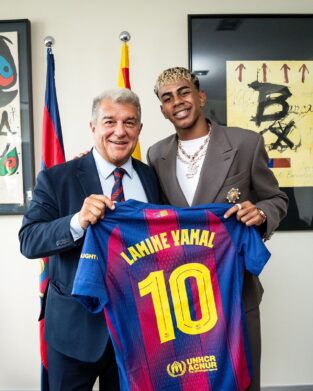 Barcelona confirm Lamine Yamal as their new number 10