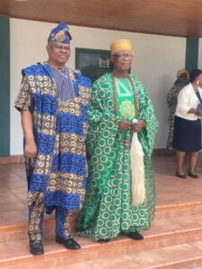 Owa Ajero of Ijero Ekiti, Oba Adewole, pays courtesy visit to Nigerian High Commission in Ghana
