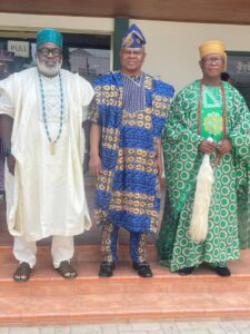 Owa Ajero of Ijero Ekiti, Oba Adewole, pays courtesy visit to Nigerian High Commission in Ghana