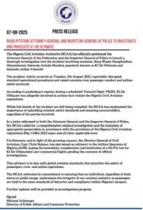 NCAA petition attorney general and IGP to investigate and persecute Wasiu Ayinde