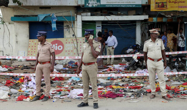 Stampede at a political rally for popular actor Vijay in southern India kills 36, injures