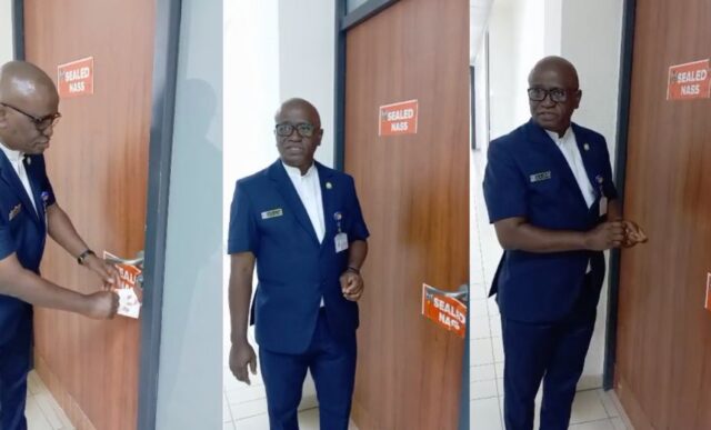 Senate unseals Senator Natasha Akpoti-Uduaghan's office at the National Assembly Complex