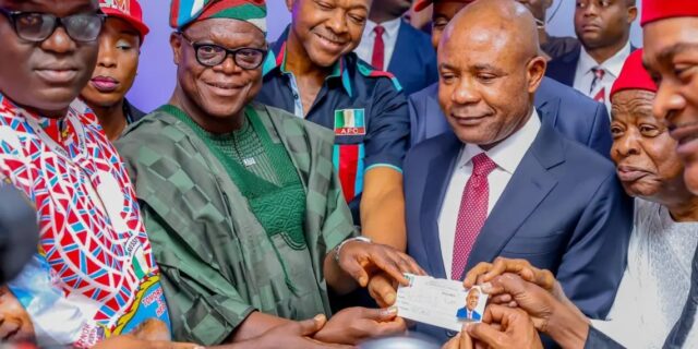 Governor Mbah explains why he dumped the PDP for the APC