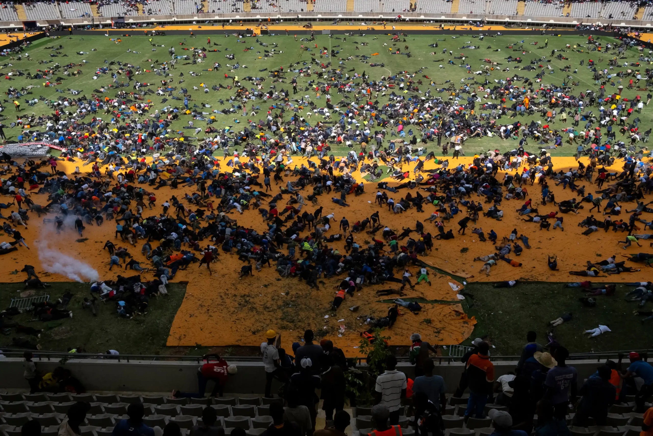 Kenya: At least two killed in crowd chaos at Odinga funeral