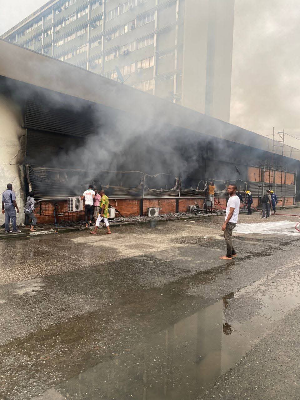 Fire razes section of Rivers government secretariat