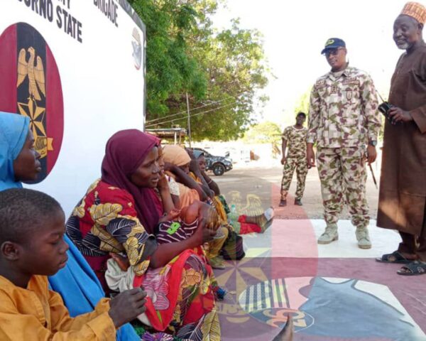 Soldiers operating under Hadin Kai leads homecoming of Nigerian refugees from Cameroon