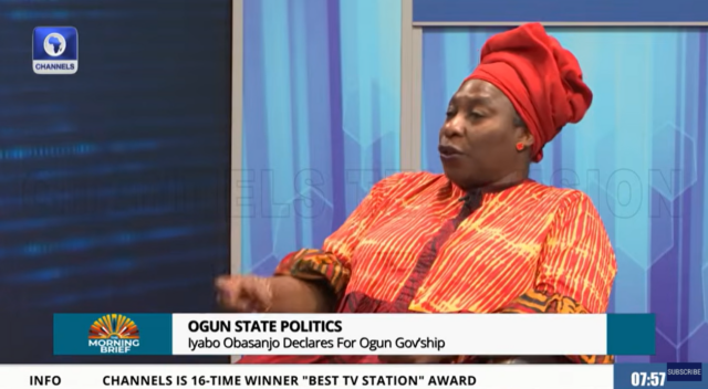 Senator Iyabo Obasanjo-Bello: Not a serious candidate